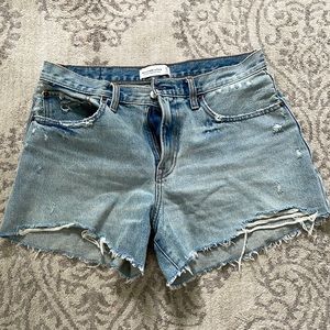 Abercrombie Curve Love Denim Shorts